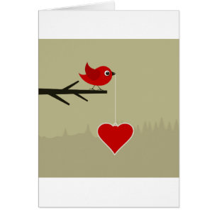 Birdie with heart