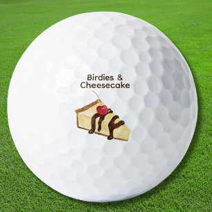 Birdies & Cheesecake with Cherry  Golf Balls