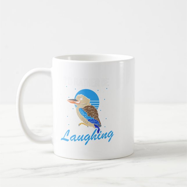 Birding Australia Laughing Kookaburra Coffee Mug (Left)