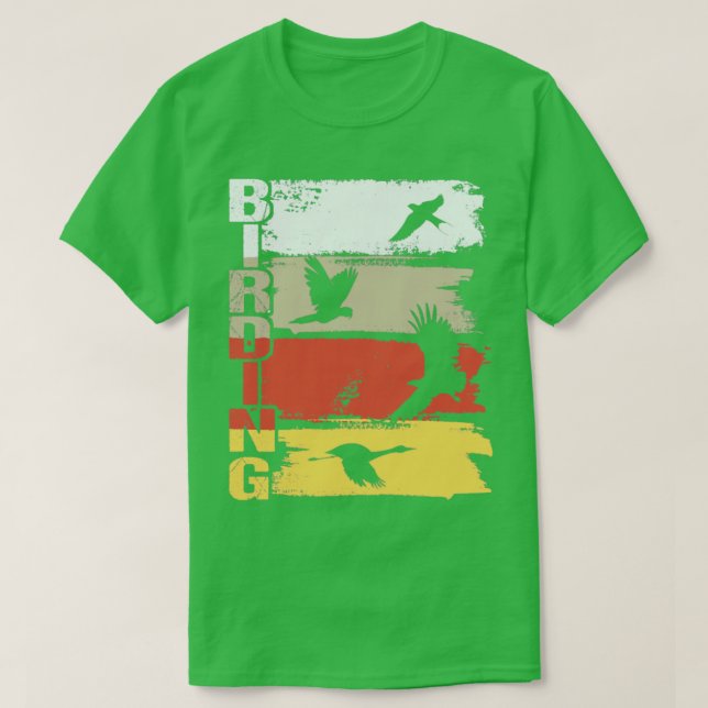 Birding Bird Watching Birder Bird Watcher Bird  T-Shirt (Design Front)