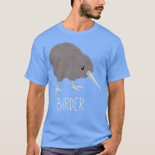 Birding Birder Bird Watcher With Kiwi Bird  T-Shirt