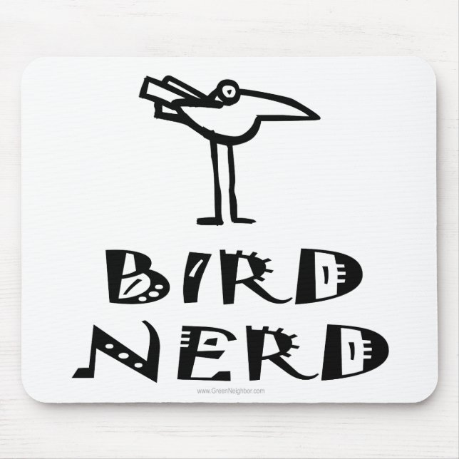 Birding, Birdwatching, Ornithology Mouse Pad (Front)
