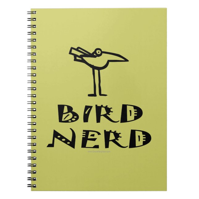 Birding, Birdwatching, Ornithology Spiral Notebook (Front)