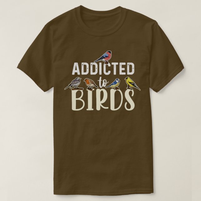 Birding Design for a Bird Expert  T-Shirt (Design Front)