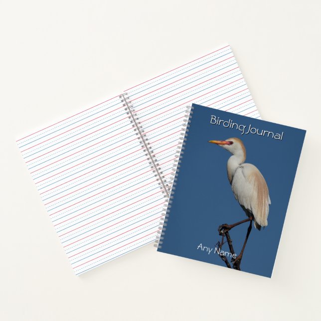 "Birding Journal" Spiral Notebook (Inside)