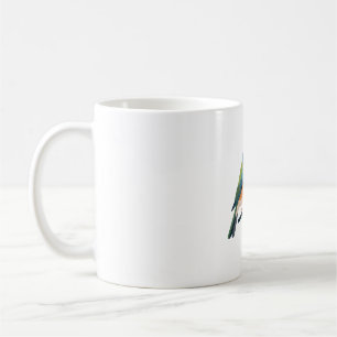 Birding Level: Obsessed - Colourful Birdwatcher De Coffee Mug