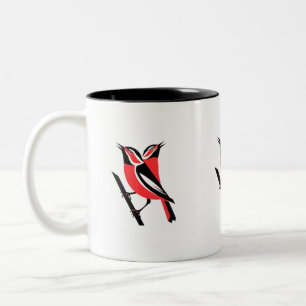 BirdLovers Two-Tone Coffee Mug