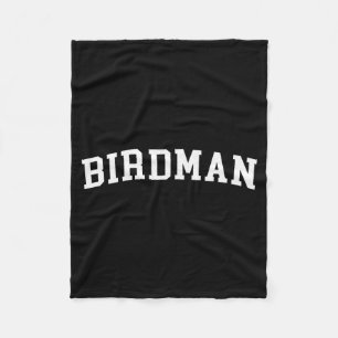 Birdman fleece blanket
