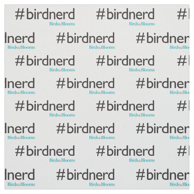 #BirdNerd Fabric (Swatch)