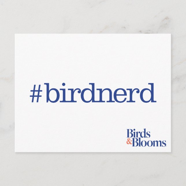 #birdnerd postcard (Front)