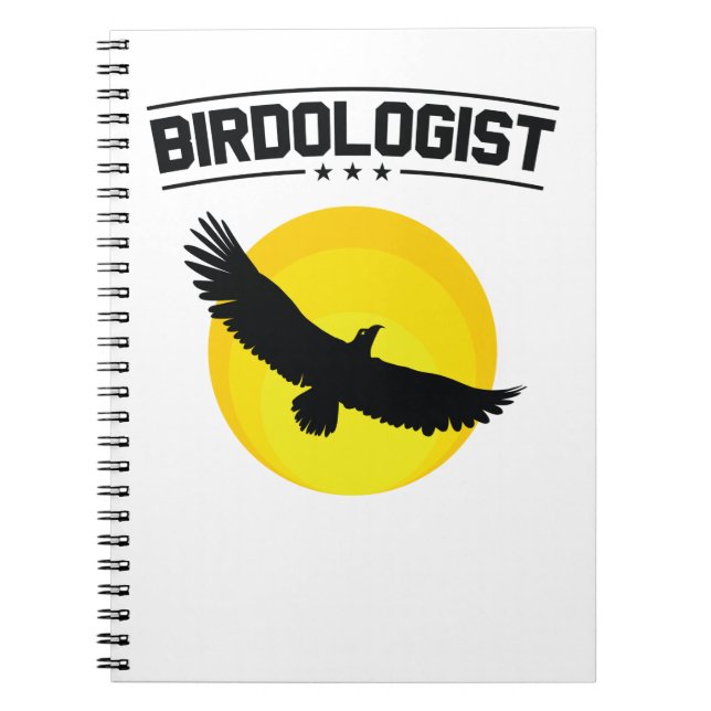 Birdologist Bird Watching Watcher Birding Birder Notebook (Front)