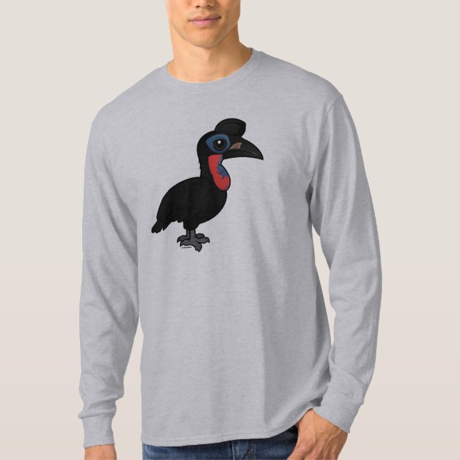 Birdorable Abyssinian Ground Hornbill T-Shirt (Front)