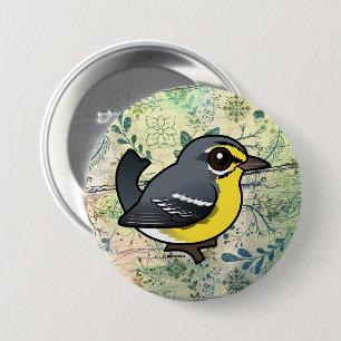 Birdorable Adelaide's Warbler 7.5 Cm Round Badge