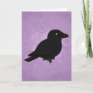 Birdorable American Crow Card