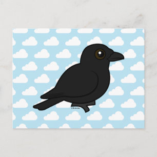 Birdorable American Crow Postcard