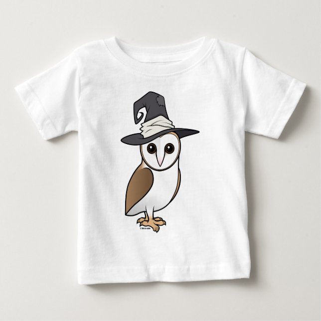 Birdorable Barn Owl Witch Baby T-Shirt (Front)