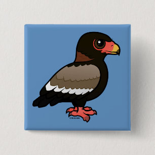 Birdorable Bateleur 15 Cm Square Badge
