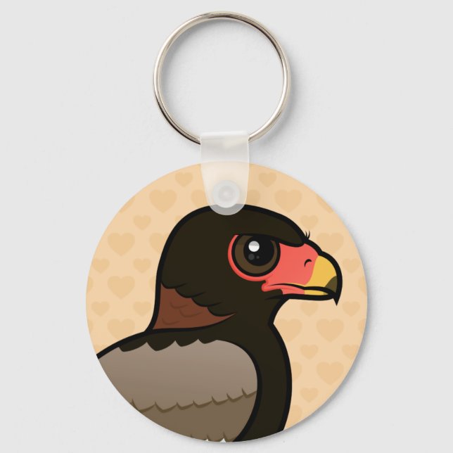 Birdorable Bateleur Key Ring (Front)