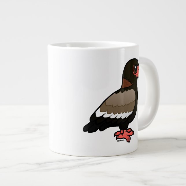 Birdorable Bateleur Large Coffee Mug (Front Right)