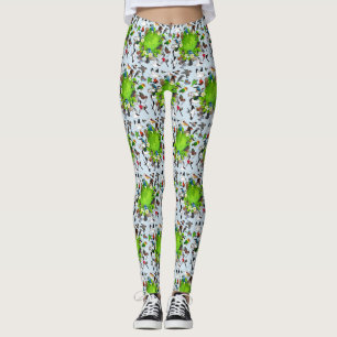 Birdorable Birds Fly Around the Earth Leggings