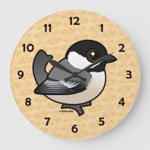 Birdorable Black-capped Chickadee Large Clock