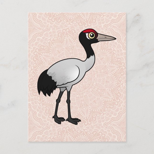 Birdorable Black-necked Crane Postcard (Front)