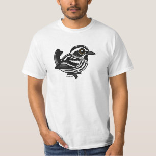 Birdorable Black & White Warbler T-Shirt