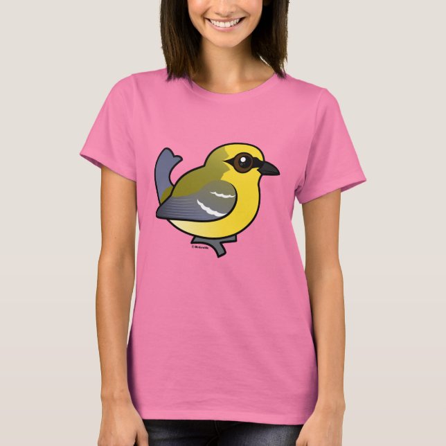 Birdorable Blue-winged Warbler T-Shirt (Front)
