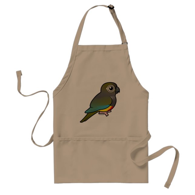 Birdorable Burrowing Parakeet Standard Apron (Front)