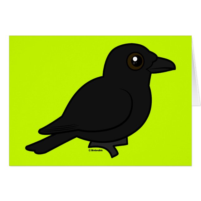 Birdorable Carrion Crow (Front Horizontal)