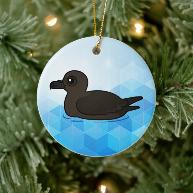 Birdorable Christmas Shearwater swim Ceramic Tree Decoration (Tree)