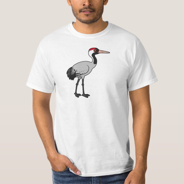 Birdorable Common Crane T-Shirt (Front)