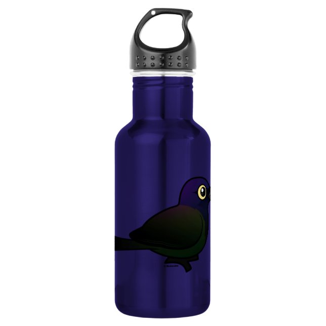 Birdorable Common Grackle 532 Ml Water Bottle (Front)