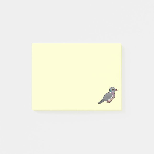 Birdorable Common Wood Pigeon Post-it Notes (Front)