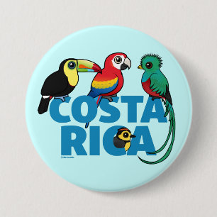 Birdorable Costa Rica 7.5 Cm Round Badge