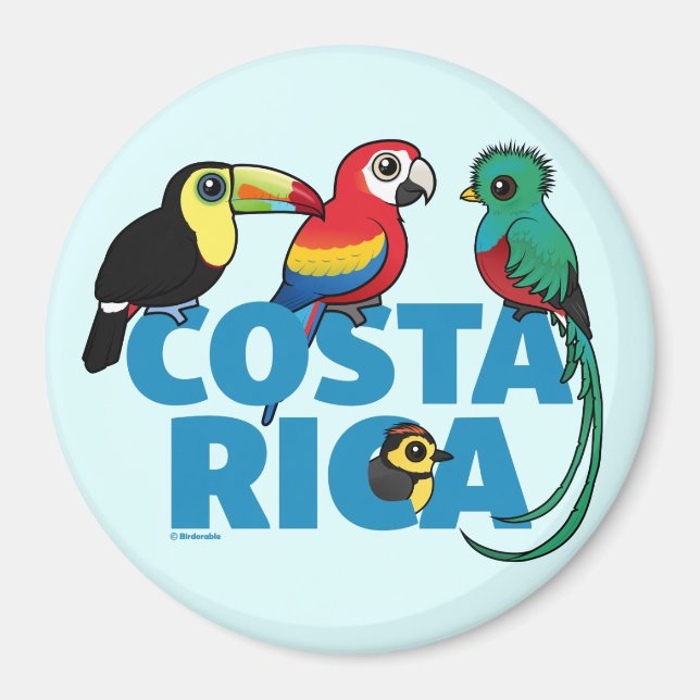 Birdorable Costa Rica Magnet (Front)