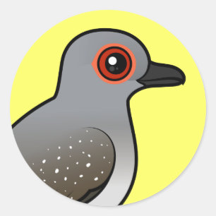 Birdorable Diamond Dove Classic Round Sticker