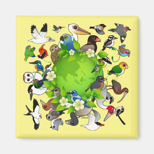 Birdorable Earth Day Magnet