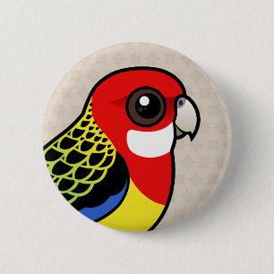 Birdorable Eastern Rosella 6 Cm Round Badge