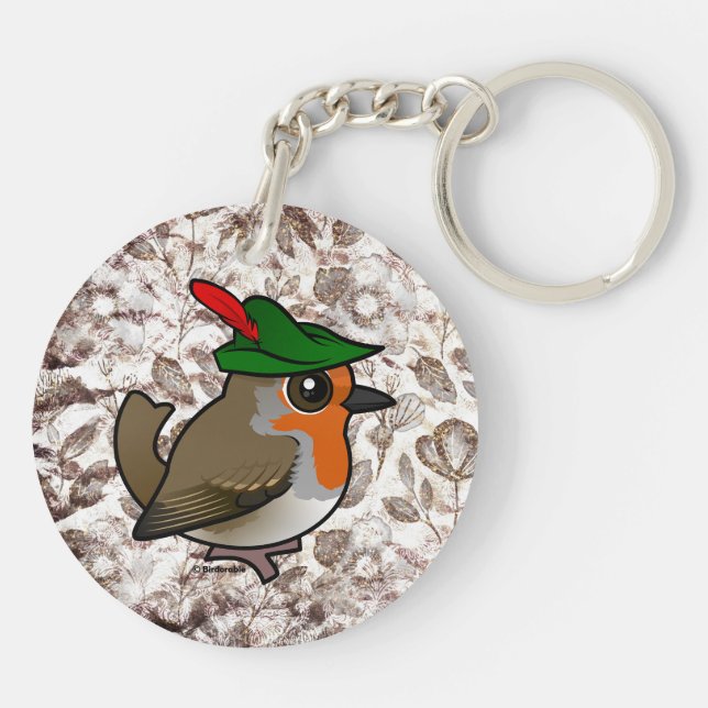 Birdorable European Robin Hood Key Ring (Back)