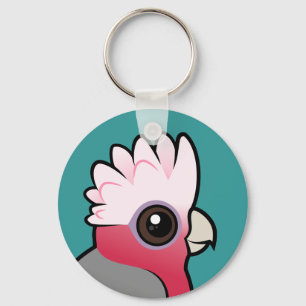 Birdorable Galah Key Ring