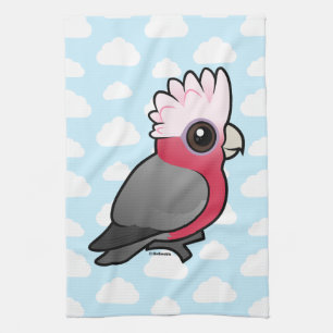 Birdorable Galah Tea Towel
