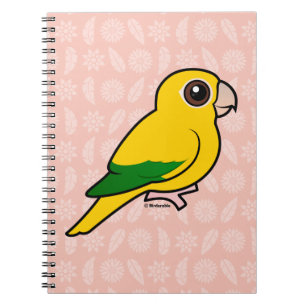 Birdorable Golden Parakeet Spiral Notebook