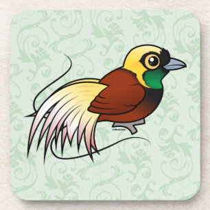 Birdorable Greater Bird-of-paradise Coaster