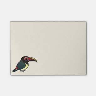 Birdorable Green Aracari Post-it Notes