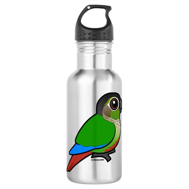 Birdorable Green-cheeked Conure 532 Ml Water Bottle (Front)