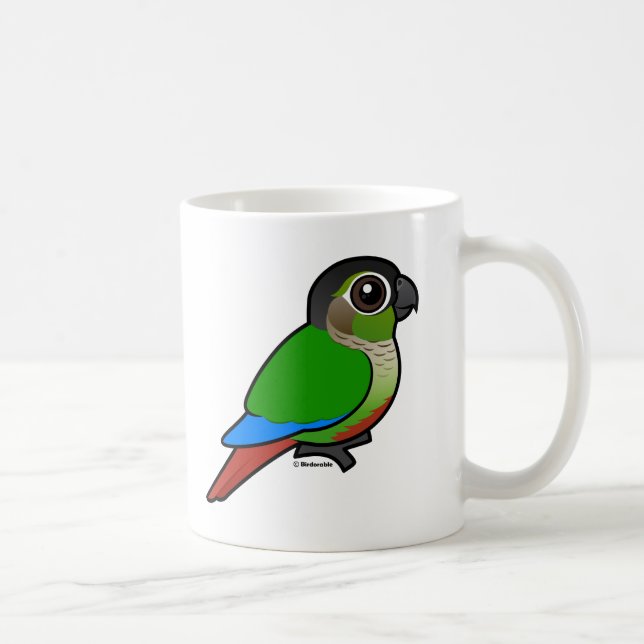 Birdorable Green-cheeked Conure Coffee Mug (Right)