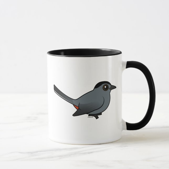 Birdorable Grey Catbird Mug (Right)