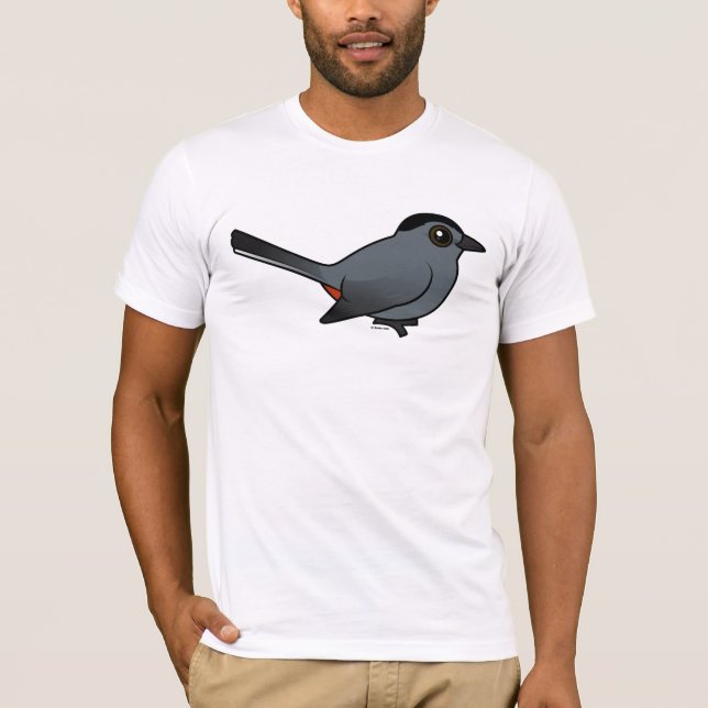 Birdorable Grey Catbird T-Shirt (Front)