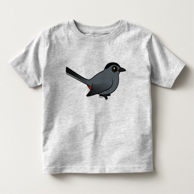 Birdorable Grey Catbird Toddler T-Shirt (Front)